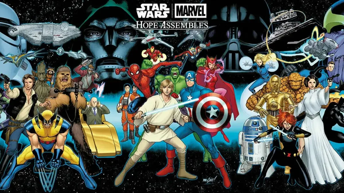 Star Wars encontra a Marvel em crossover histórico que promete mexer com dois gigantes da cultura pop