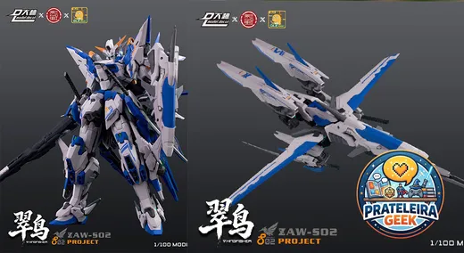 ZAW-S02 KINGFISHER: novo model kit da DLK HOBBY aposta em alta mobilidade e arsenal completo