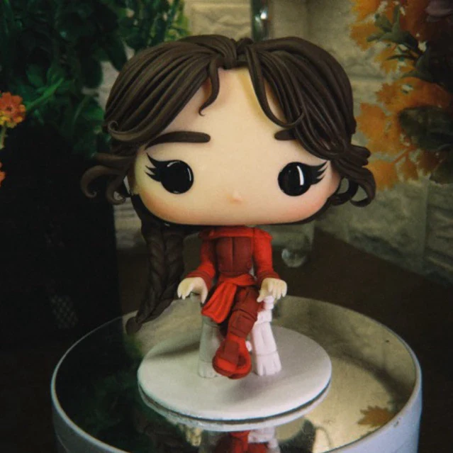 Cabeçudo Jogos Vorazes Katniss colecionável