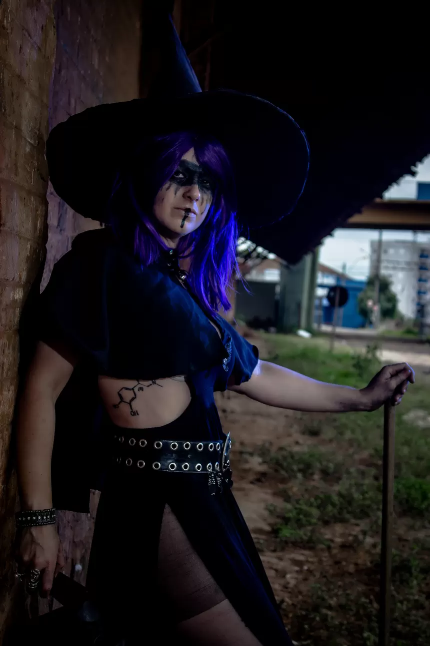 | Dia das Bruxas | Bruxa  por Gaby Sá recorte 3