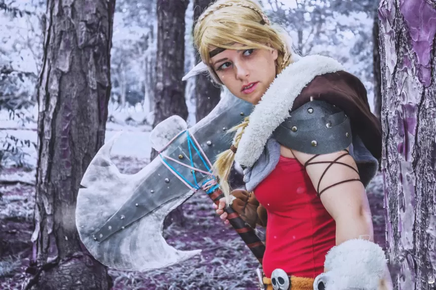 Astrid  Como  Treinar Seu Dragao  por Gaby Sá recorte 3