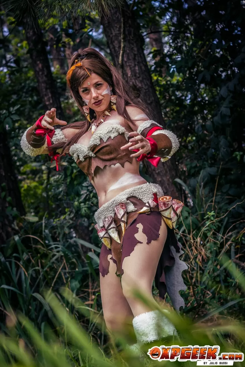 Nidalee League of Legend  por Gaby Sá recorte 2