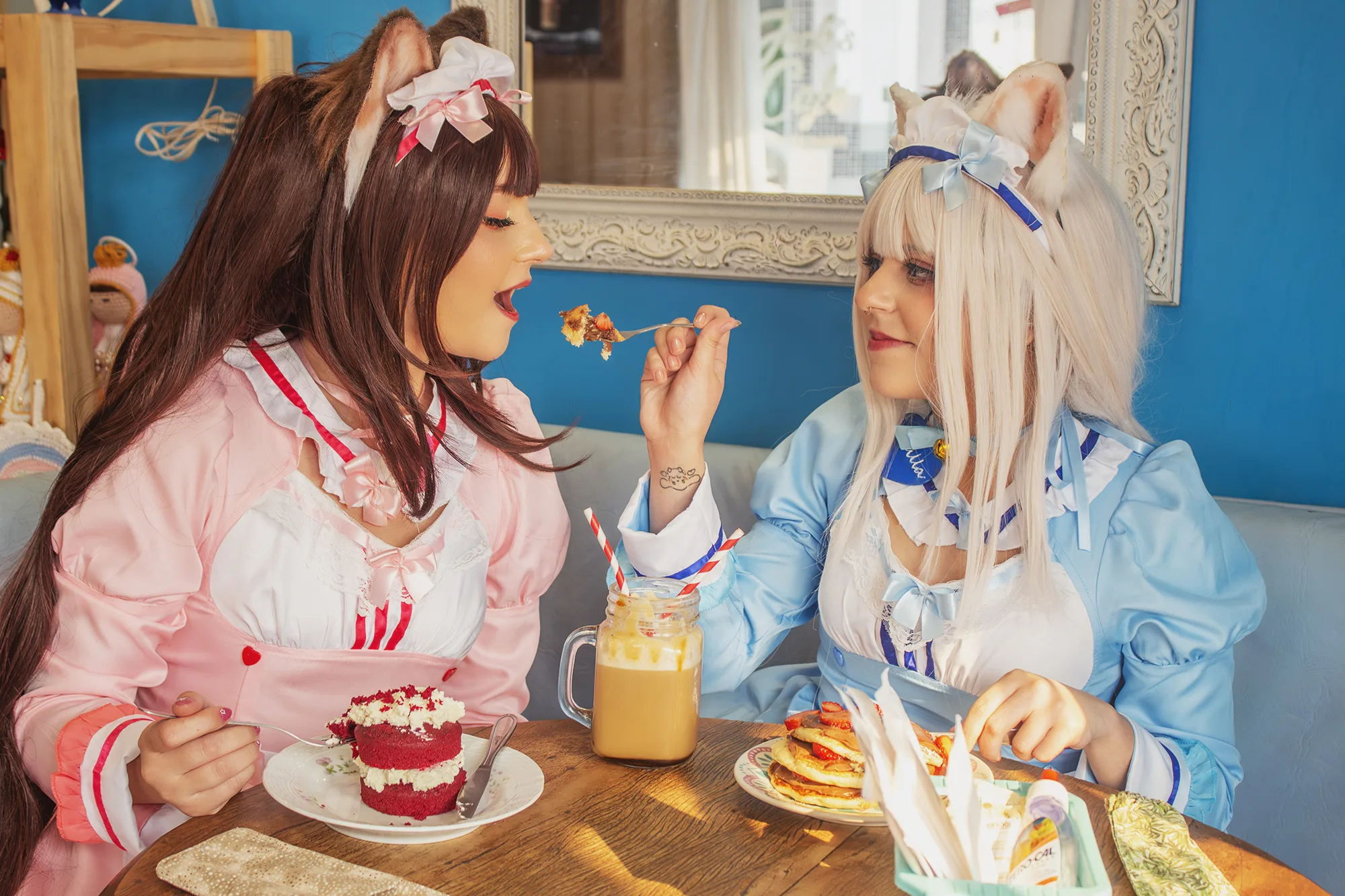 Foto 8 — Vanilla e Chocola ( Game Nekopara ) por Yanka e Chiisa