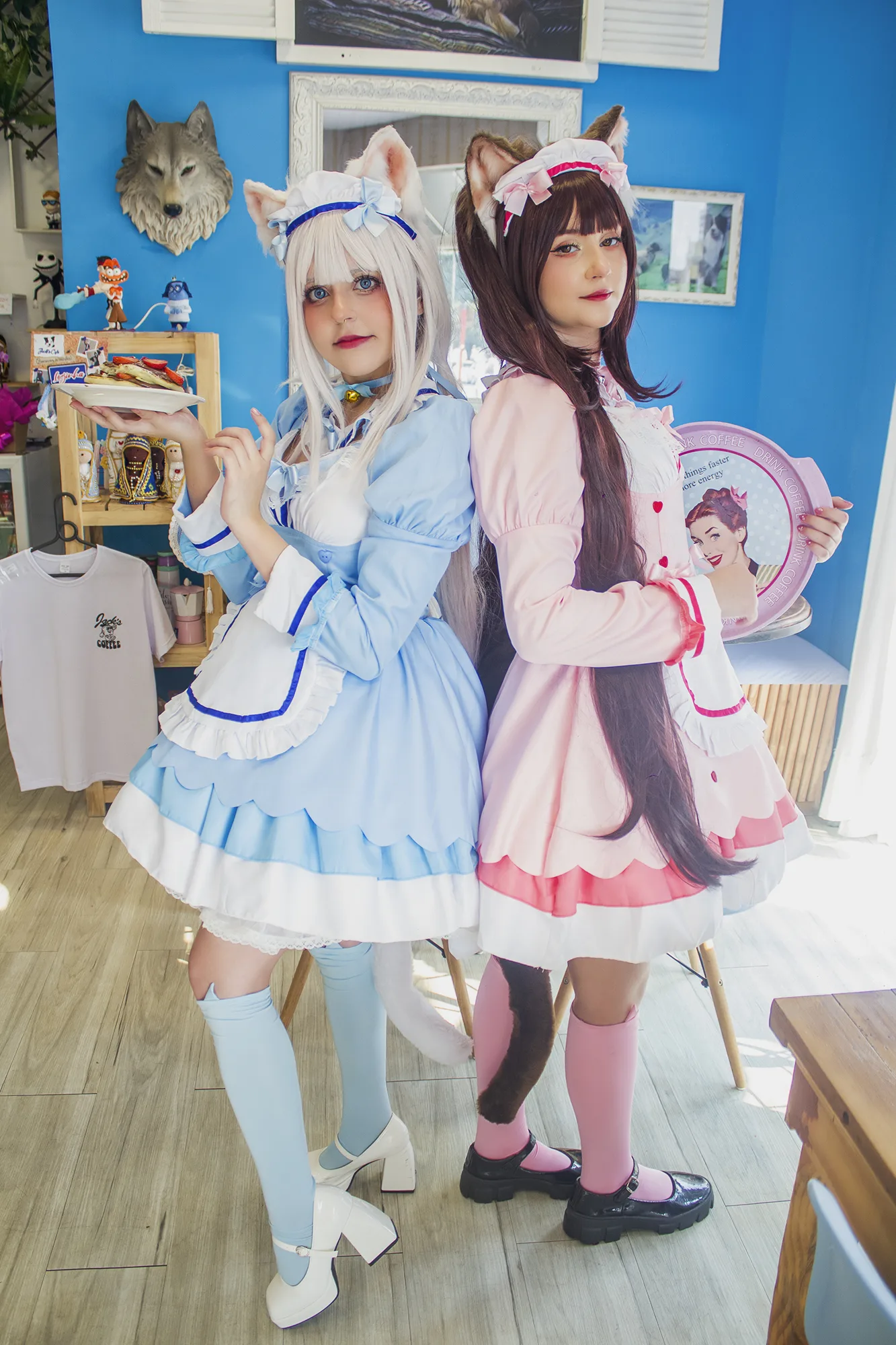 Foto 4 — Vanilla e Chocola ( Game Nekopara ) por Yanka e Chiisa