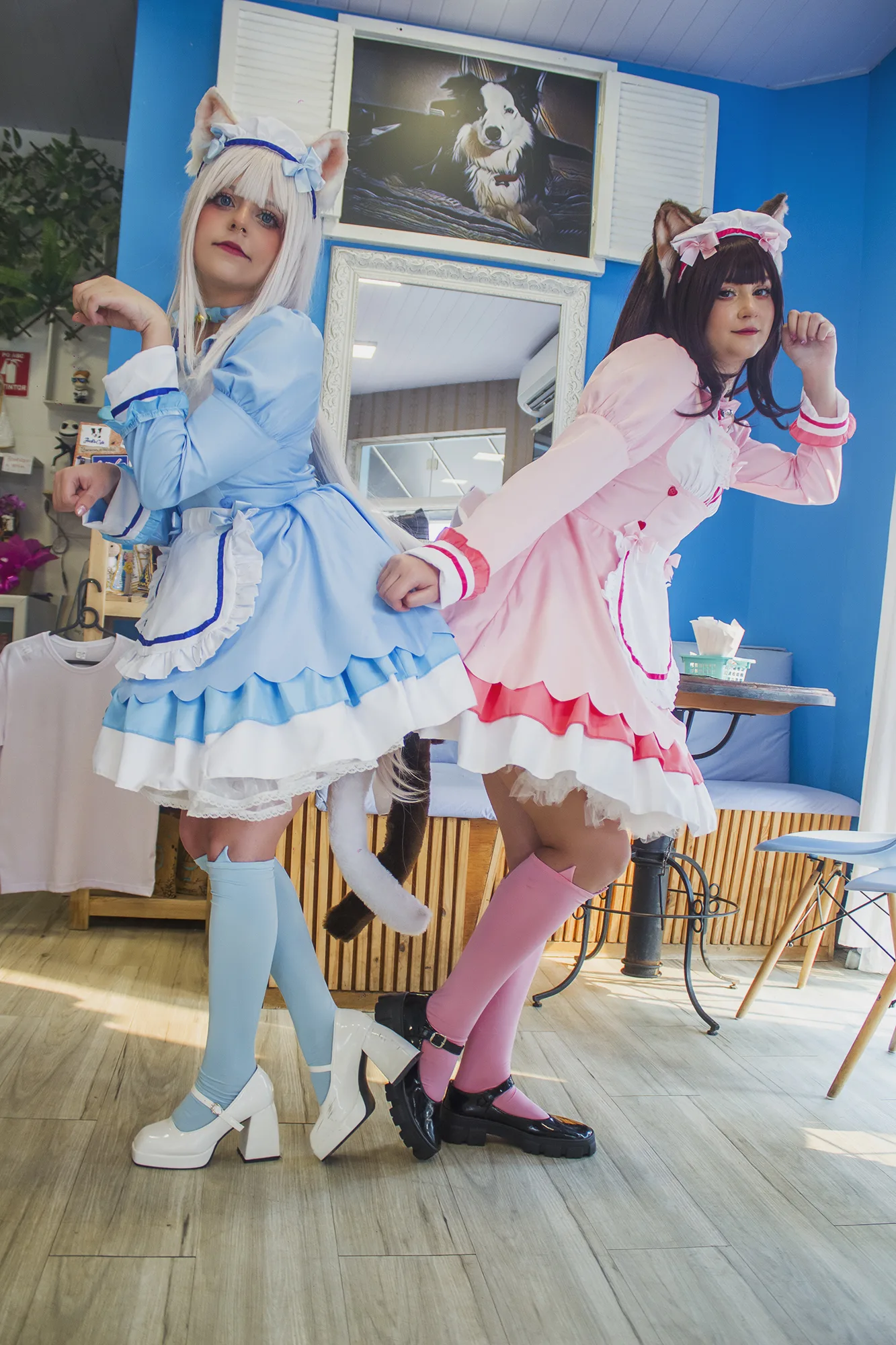 Foto 7 — Vanilla e Chocola ( Game Nekopara ) por Yanka e Chiisa