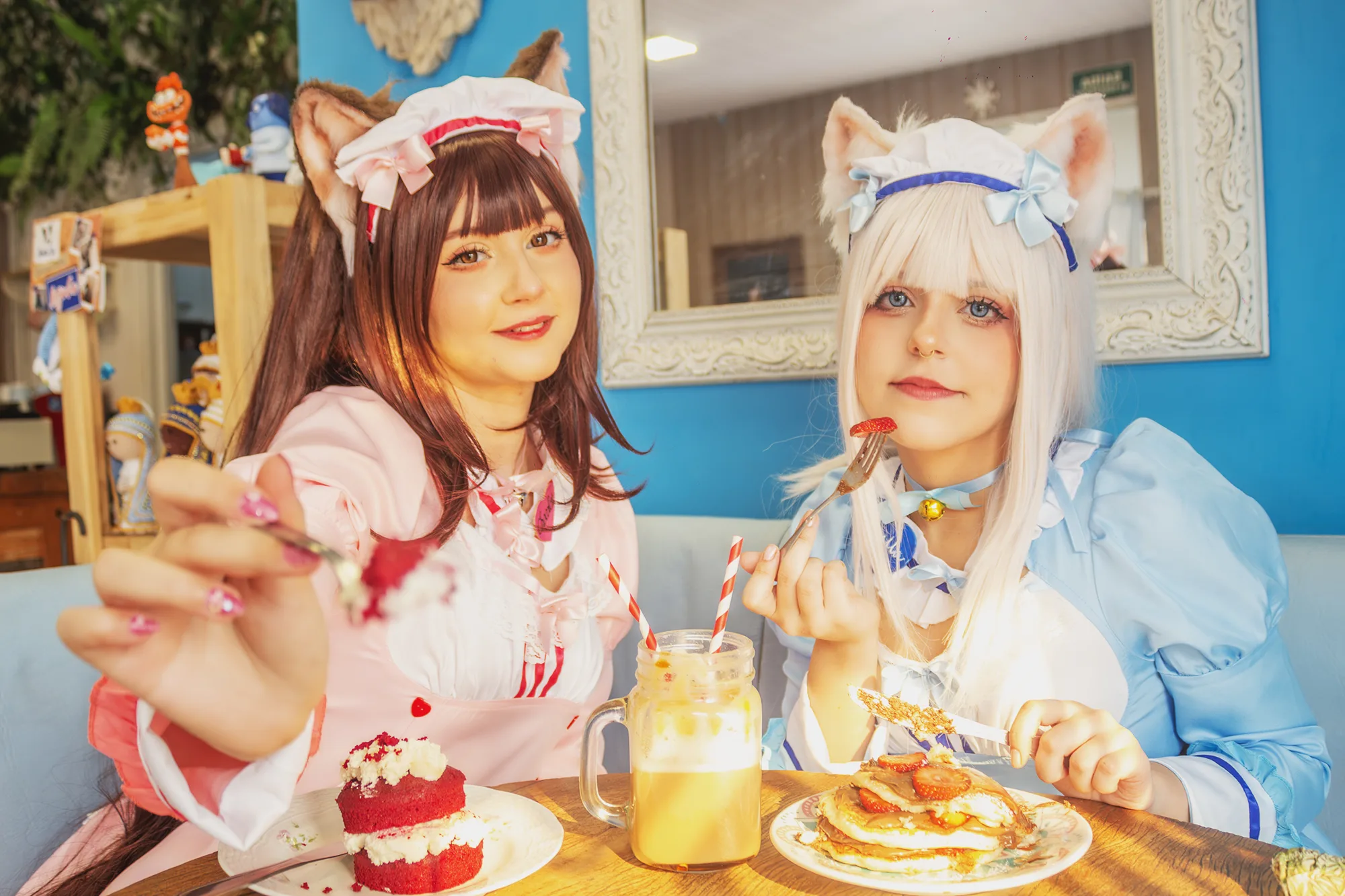Foto 9 — Vanilla e Chocola ( Game Nekopara ) por Yanka e Chiisa