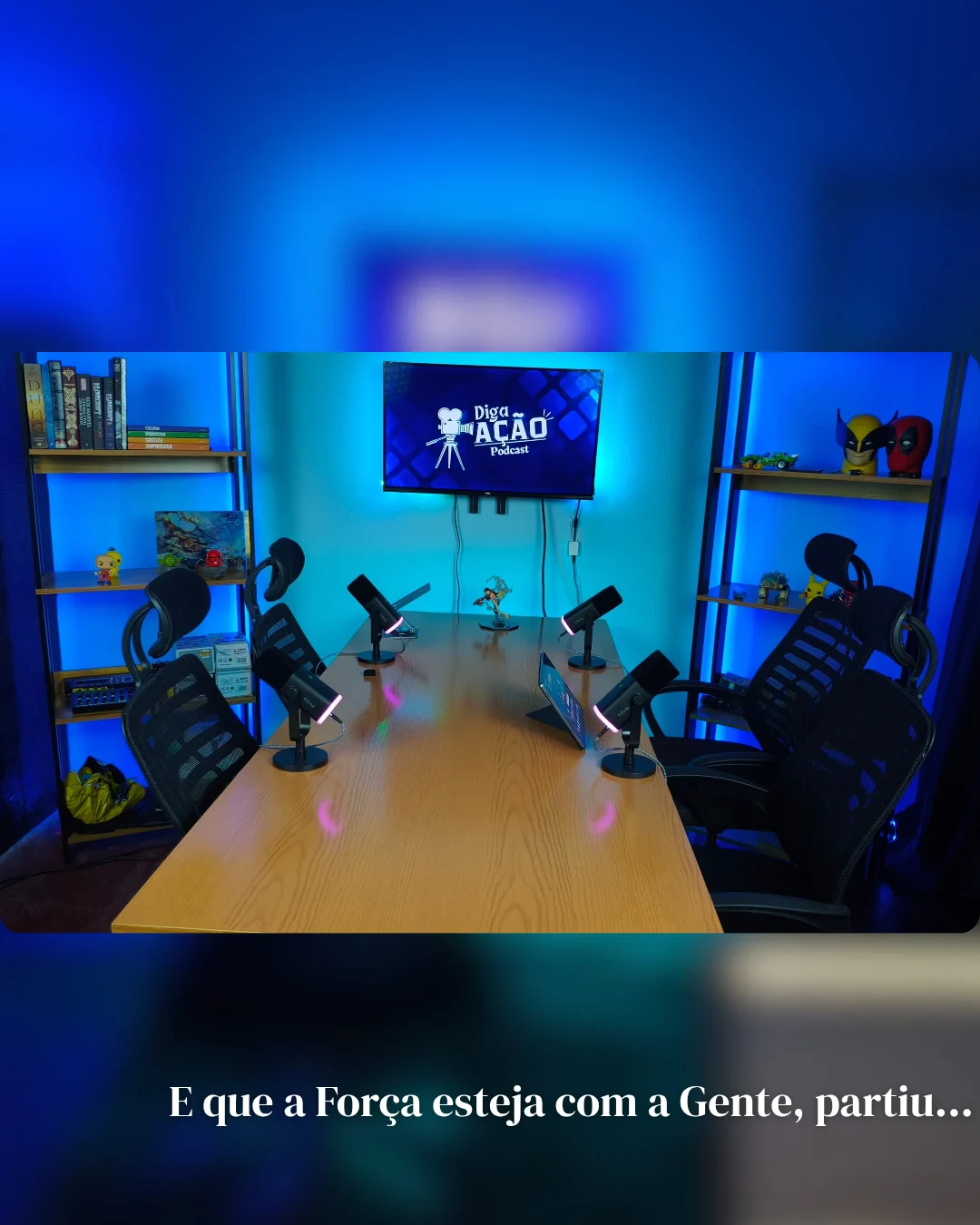 Diga Ação! | Podcast — capa