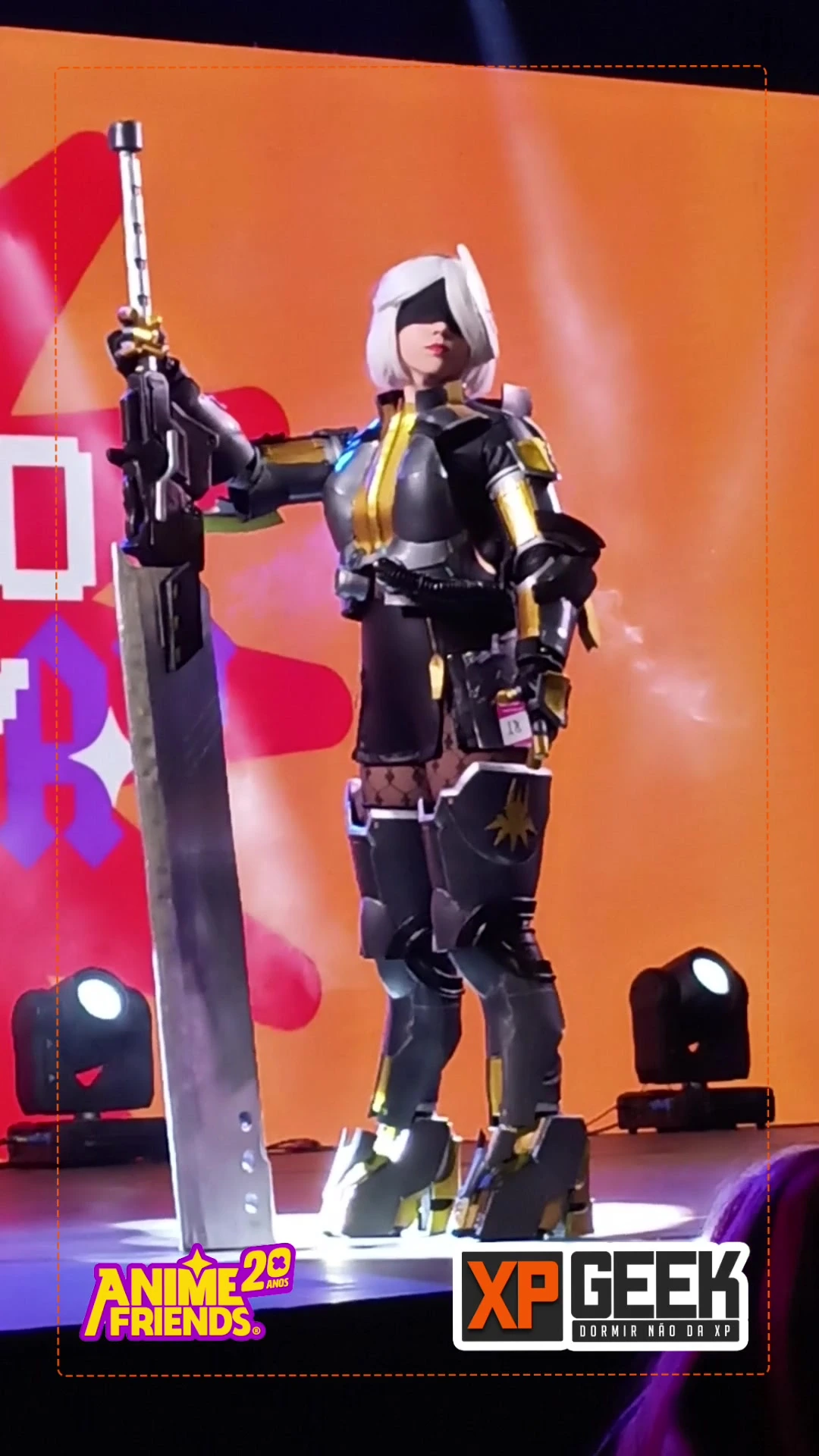 desfile cosplay Anime Friends 2023 #nierautomata #cosplay #game #2b #animefriends