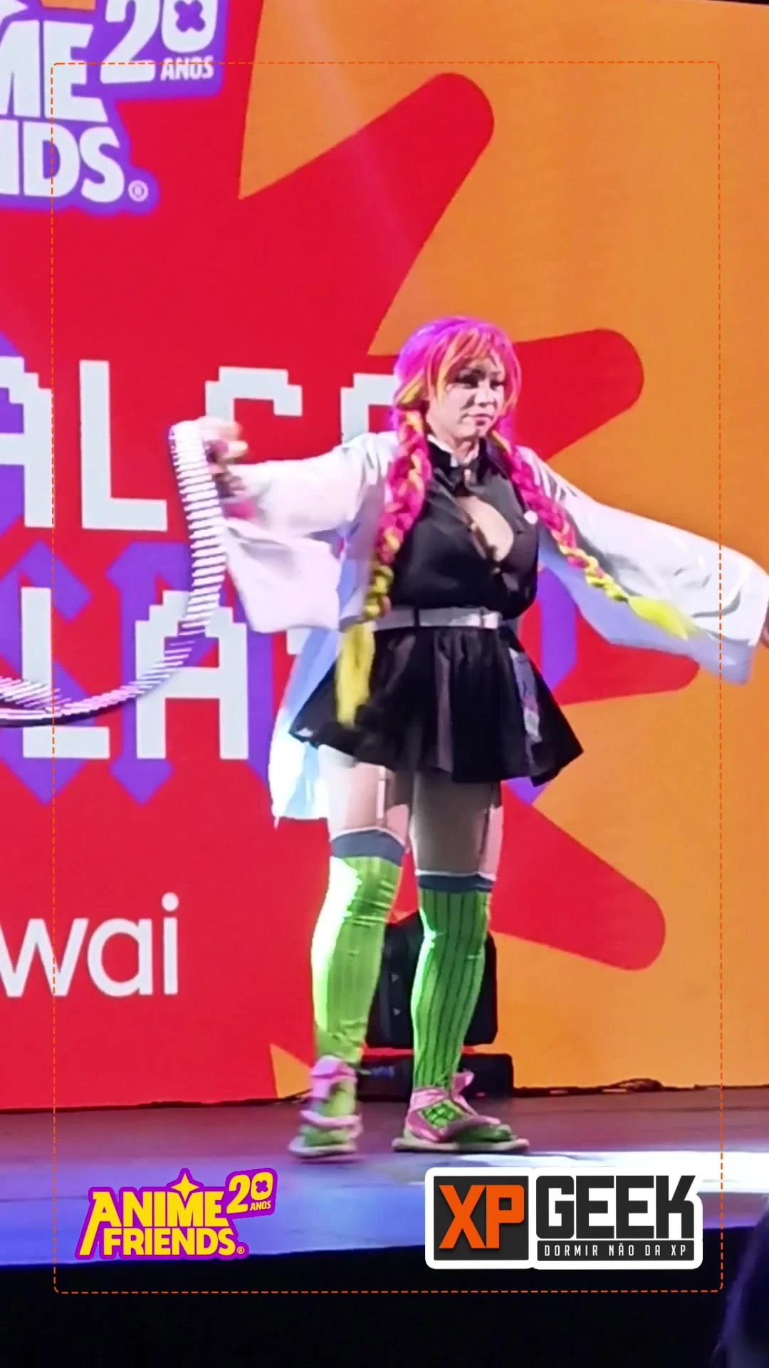 desfile cosplay Anime Friends 2023 #cosplay #geek #anime #kimetsunoyaiba #demonslayer #animefriends2023