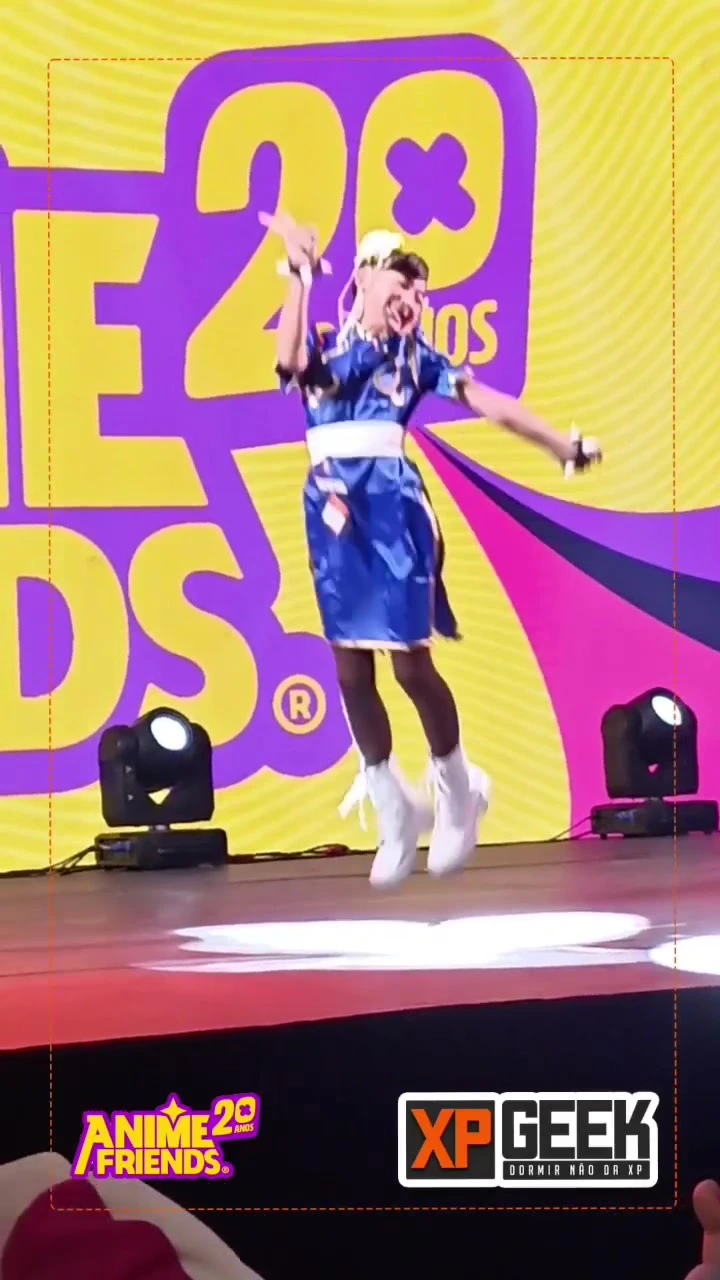 desfile kids Anime Friends 2023 #streetfigh #capcon #cosplay #animefriends2023 #game #geek