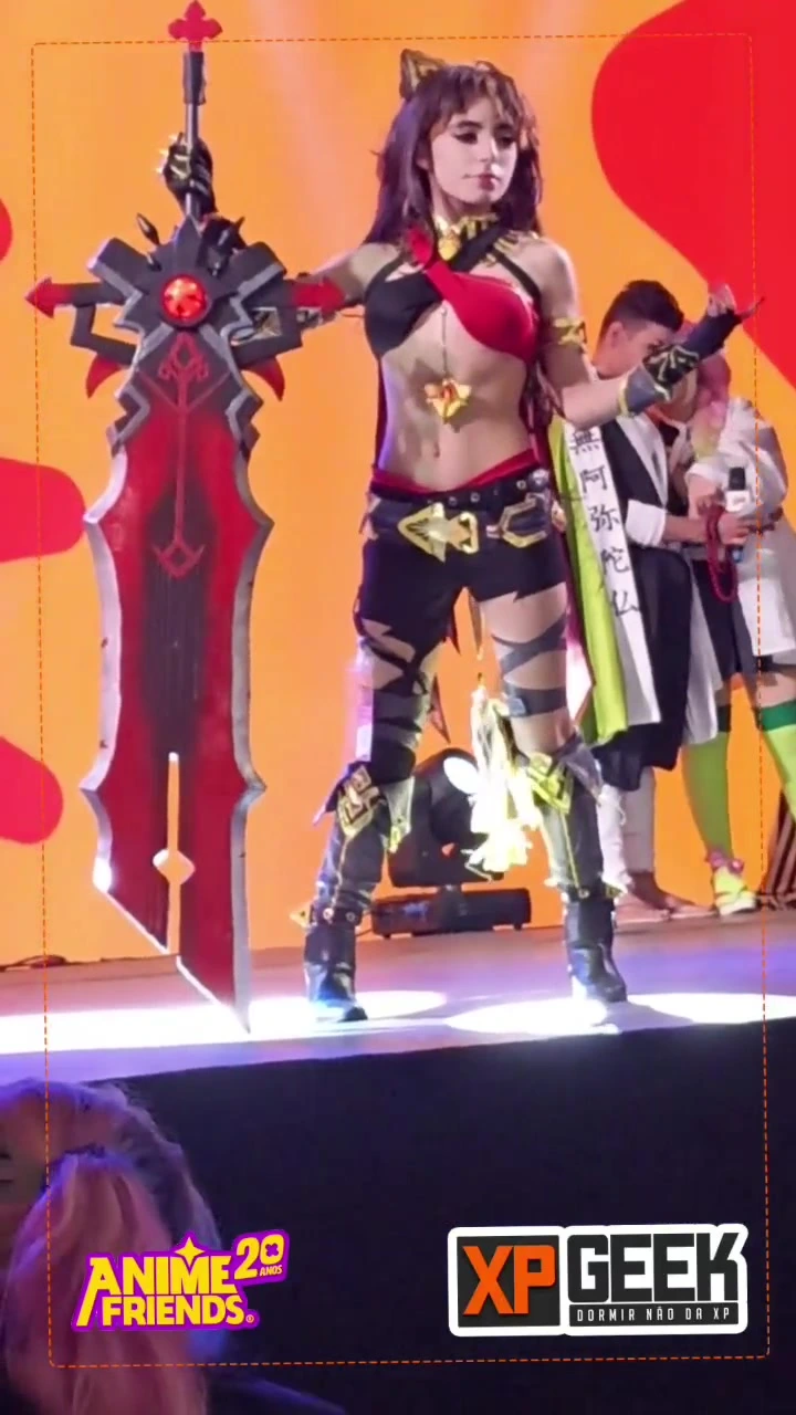 desfile cosplay Anime Friends 2023 #cosplay #genshinimpact #game #geek #animefriends #9