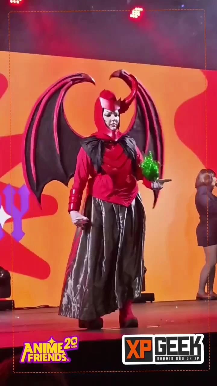 desfile cosplay Anime Friends 2023 #cosplay #dungeonsanddragons #cavernadodragão #game #rpg #geek