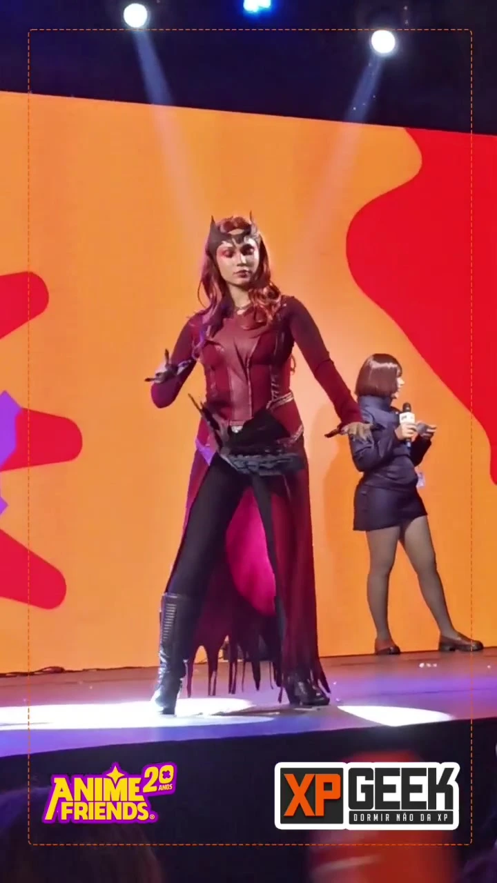 desfile cosplay Anime Friends 2023 #wandamaximoff #vingadores #cosplay #avenger #animefriends