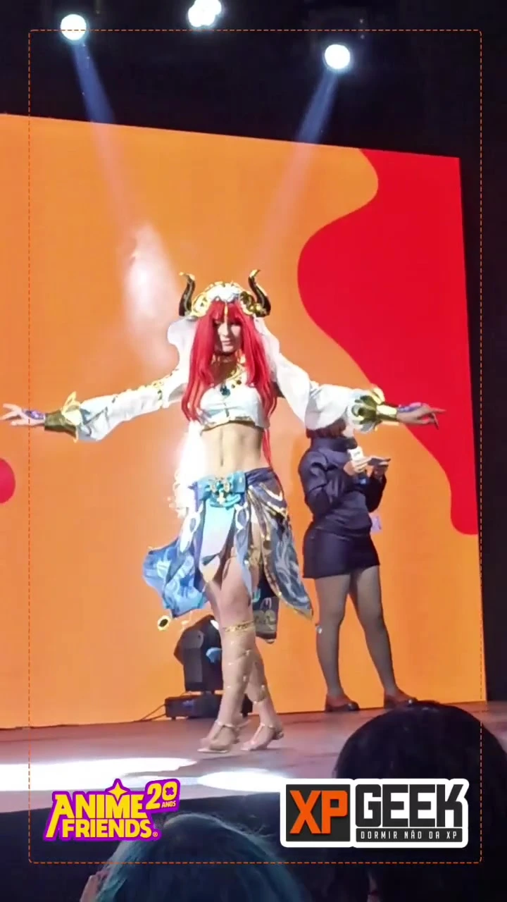 desfile cosplay Anime Friends 2023 #game #genshin #cosplay #geek #animefriends #16