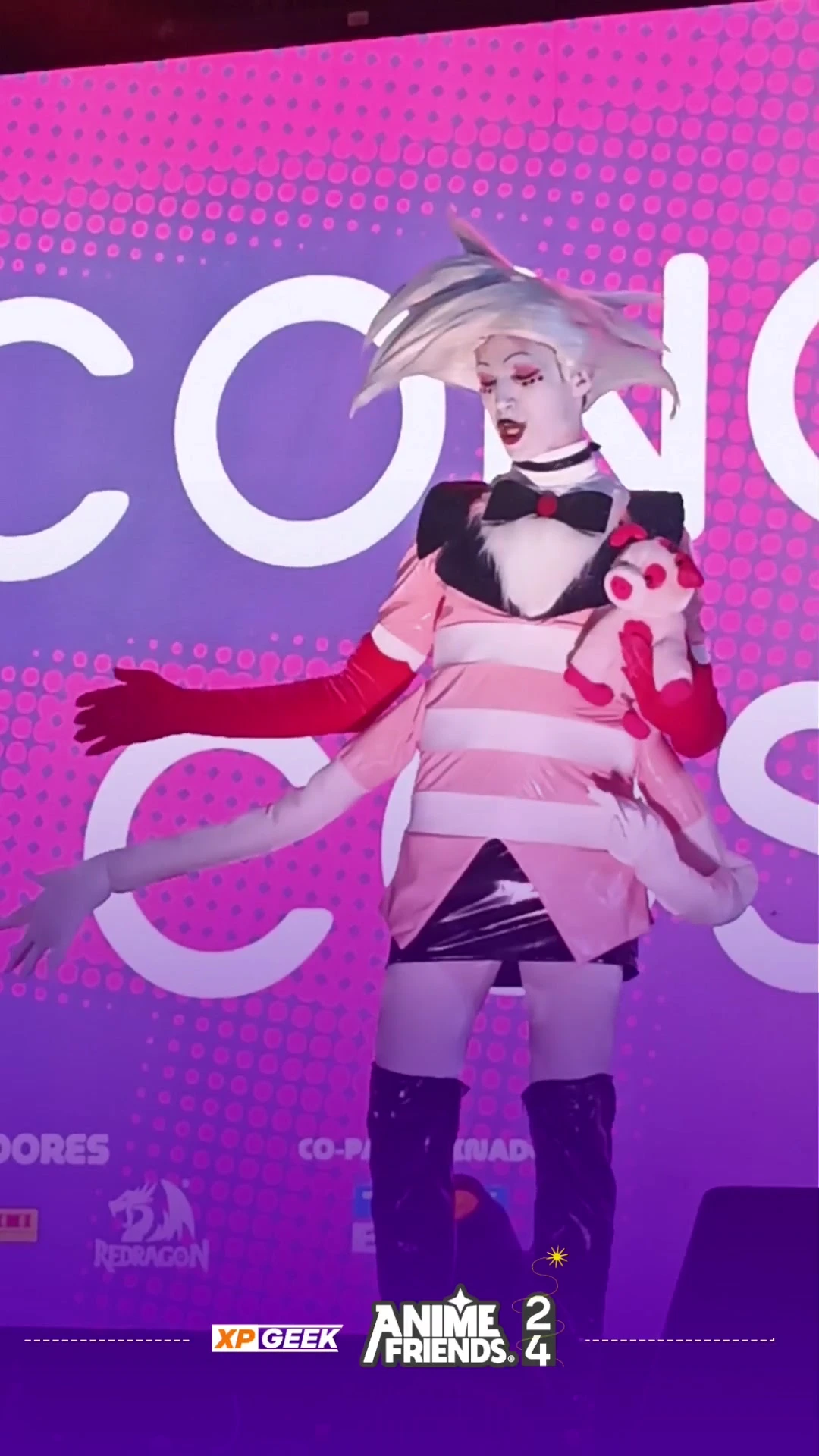 desfile cosplay Anime Friends 2024 #geek #cosplay #hazbinhotel #af2024❤