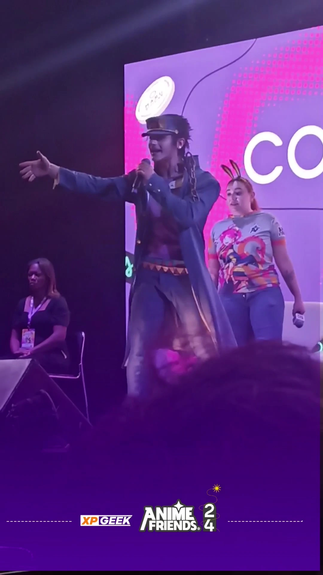 Anime Friends 2024  cosplayer internacional Taryn @Taryn Cosplay #cosplayer #af2024 #jojosbizarreadventure #geek