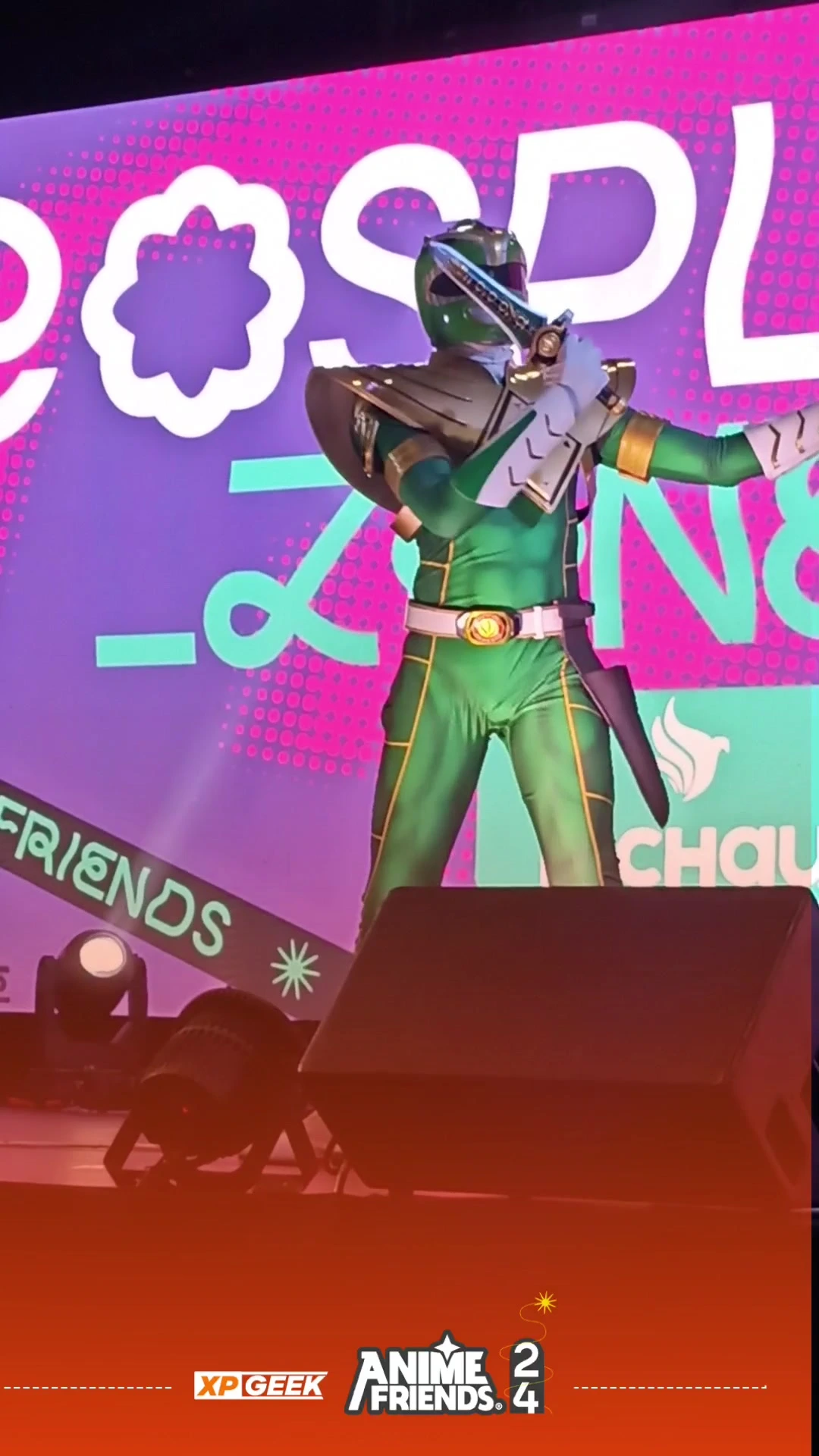 desfile cosplay Anime Friends 2024 - Power Rangers #geek #cosplay #powerrangers #af2024