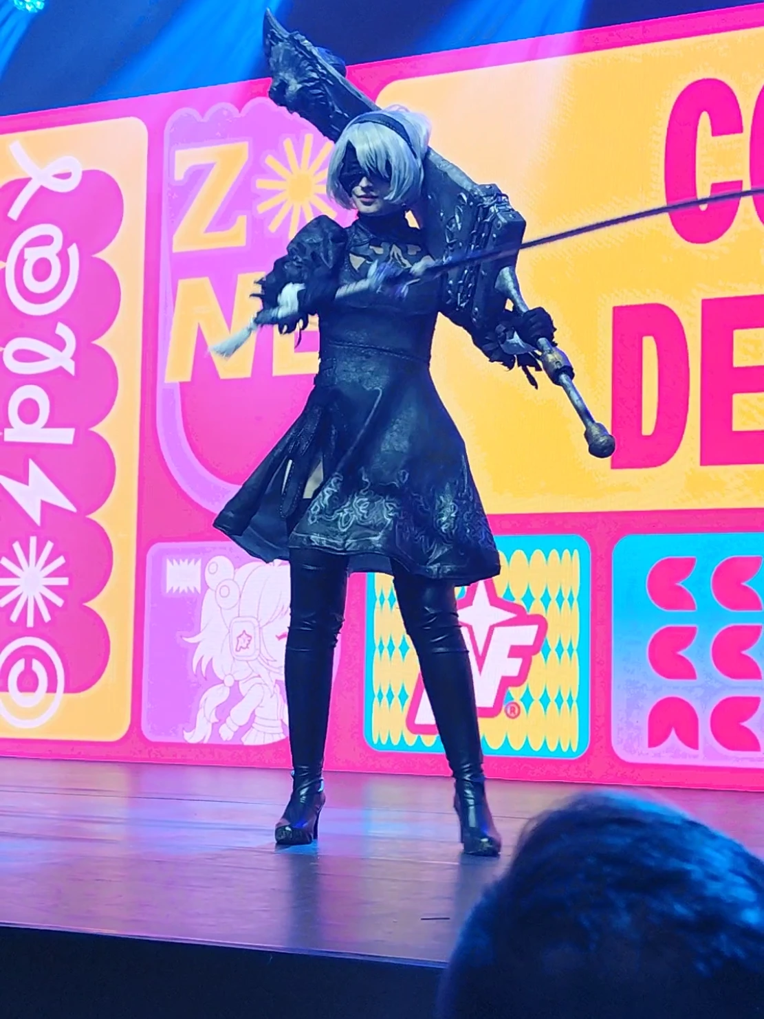 desfile Cosplay Anime Friends 2025 #2b #nearautomata #game #animefriends