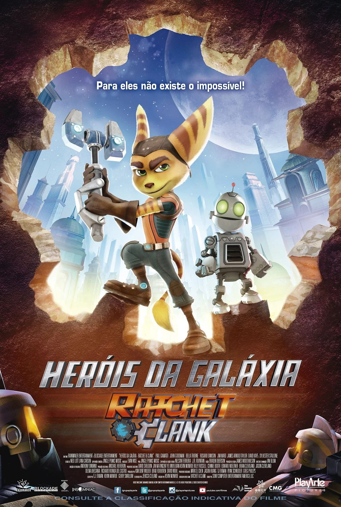 Capa de Heróis da Galáxia: Ratchet & Clank